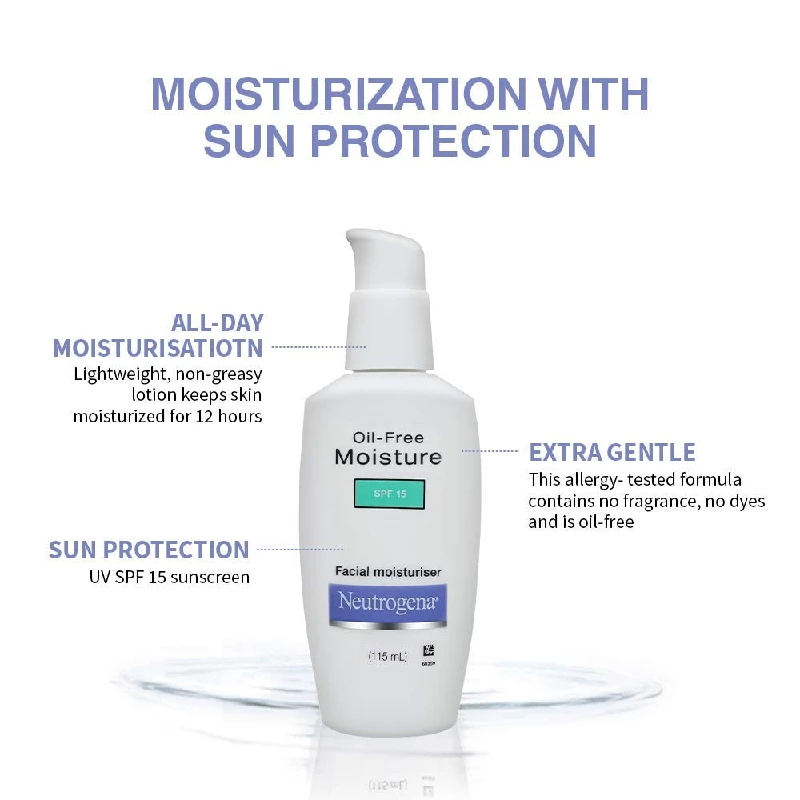 Neutrogena Oil Free Face Moisturizer SPF 15, 115 ml-4.webp